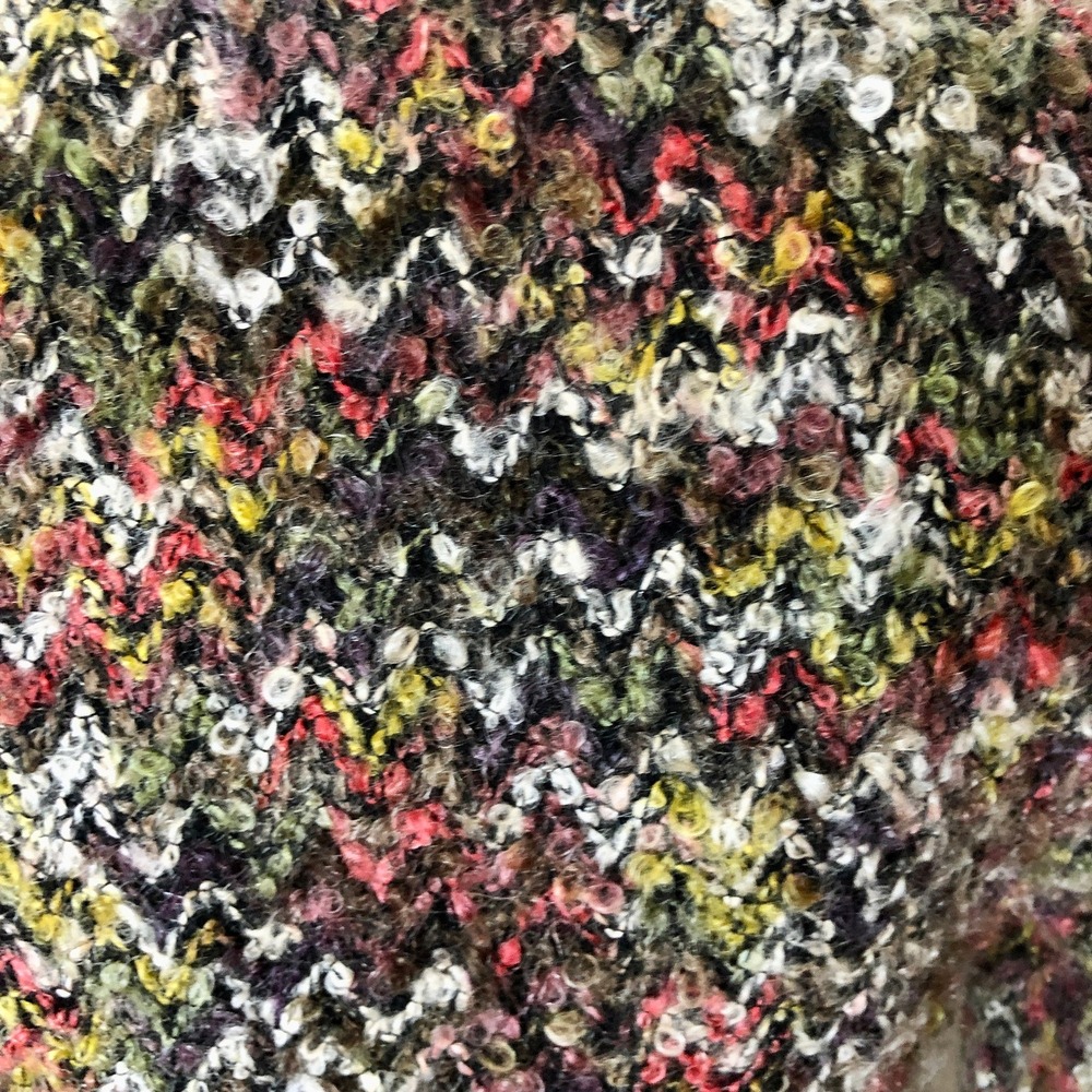 Joseph Ribkoff Jacket Women's 6 Colorful Funky Fuzzy Vintage 90s Statement Piece - Picture 8 of 11